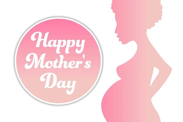 Happy Mothers Day. Holiday concept. Template for background, banner, card, poster with text inscription. Vector EPS10 illustration.