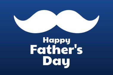 Babalar Günün kutlu olsun. Tatil konsepti. Arkaplan, afiş, kart, yazılı poster şablonu. Vektör EPS10 illüstrasyonu.