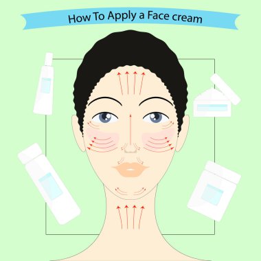 Nasıl bir yüz kremi, vektör çizim uygulamak için