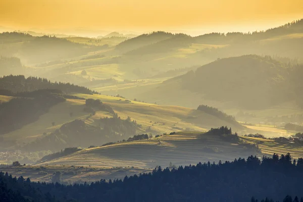 Pieniny Mountains Polônia Cárpatos — Fotografia de Stock