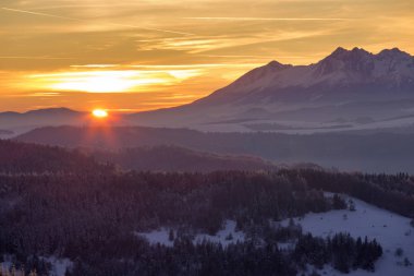 Beskid Sadecki dağlar - Polonya Karpatlar 