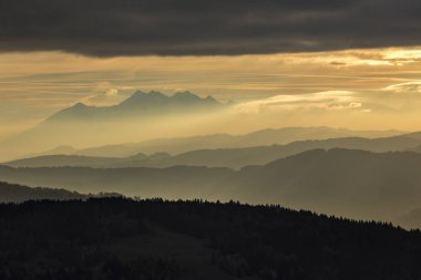 Beskid Sadecki dağlar - Polonya Karpatlar
