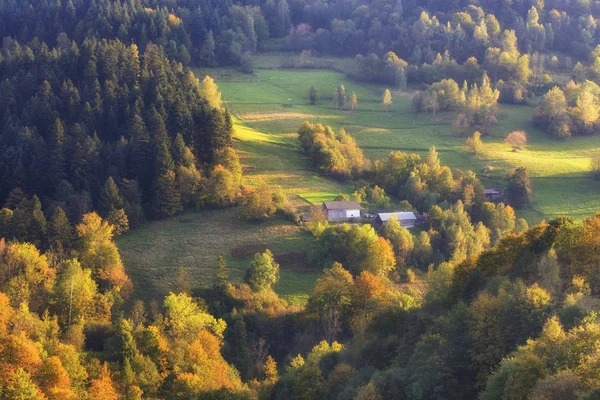 Beskid Sadecki Mountains Polônia Cárpatos — Fotografia de Stock