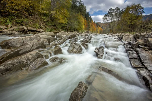 Bieszczady Mountains - Poland Carpathians - River — Stock Photo, Image