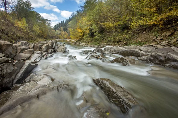 Montagne Bieszczady - Polonia Carpazi - Fiume — Foto Stock