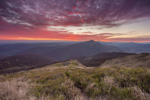 Bieszczady 산-폴란드 Carpathians — 스톡 사진