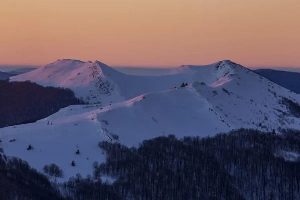 Montanhas Bieszczady - Polônia Cárpatos — Fotografia de Stock