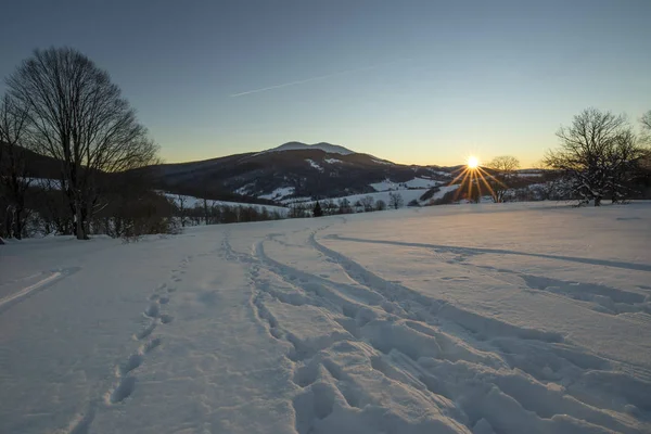 Montanhas Bieszczady - Polônia Cárpatos — Fotografia de Stock