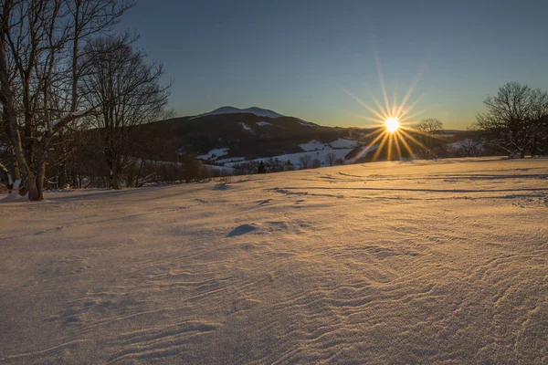 Montanhas Bieszczady - Polônia Cárpatos — Fotografia de Stock