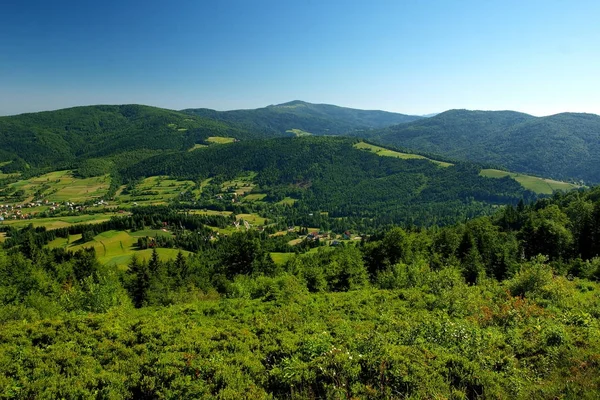 Gorce Mountains Polónia Cárpatos — Fotografia de Stock