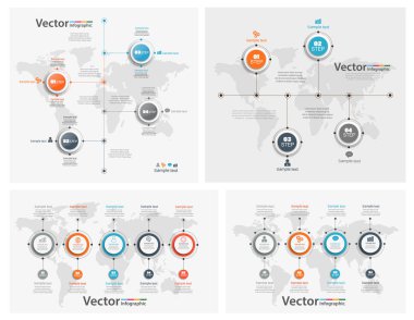 İş akışı düzeni, diyagram, numarası seçenekleri, web tasarım için kullanılabilir Infographic topluluğu. Zaman çizelgesi grafik Infographic şablonu sunumlar, reklam, web tasarımı için seçenekleriyle. Vektör Eps 10