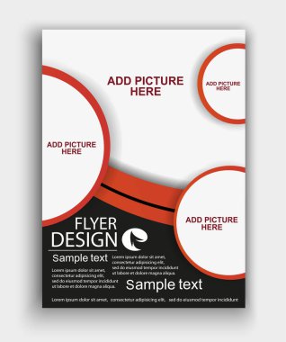 El ilanı veya kapak tasarımı - iş vektör