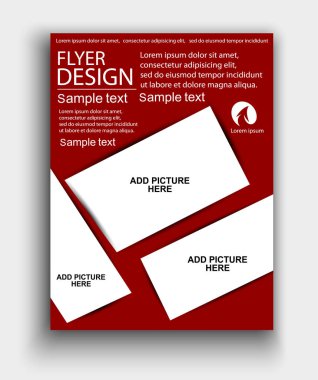 iş flyer şablonu veya yayımlama, baskı ve sunum için kurumsal banner tasarımı