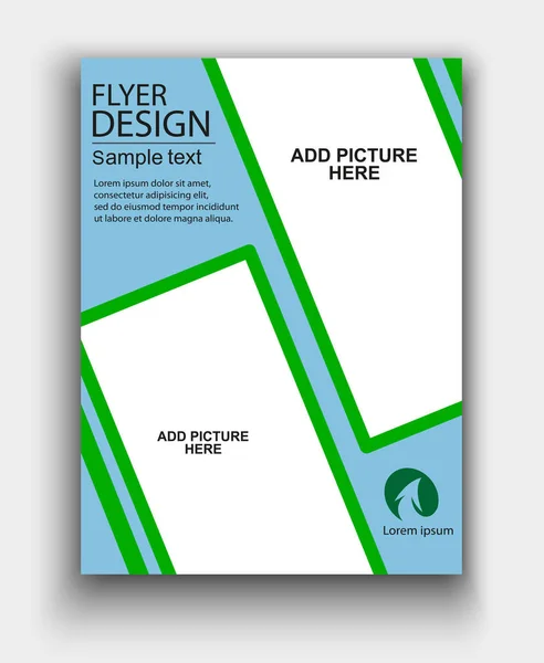 Flyer oder Cover-Design - Geschäftsvektor — Stockvektor