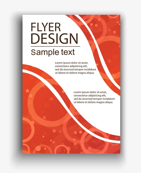 El ilanı veya kapak tasarımı - iş vektör