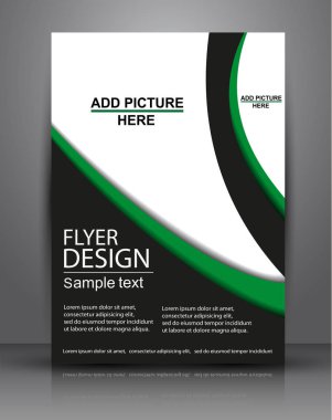 El ilanı veya Cover Design - iş vektör yayımlama, baskı ve sunum. eps10