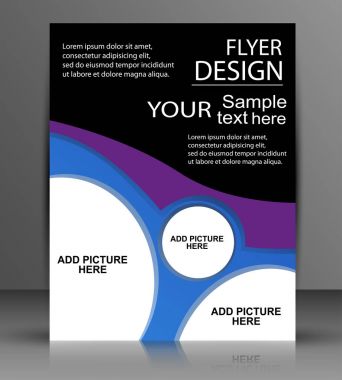 vektör el ilanı tasarımı - iş