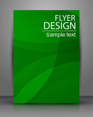 Soyut el ilanı veya kapak tasarımı. A4