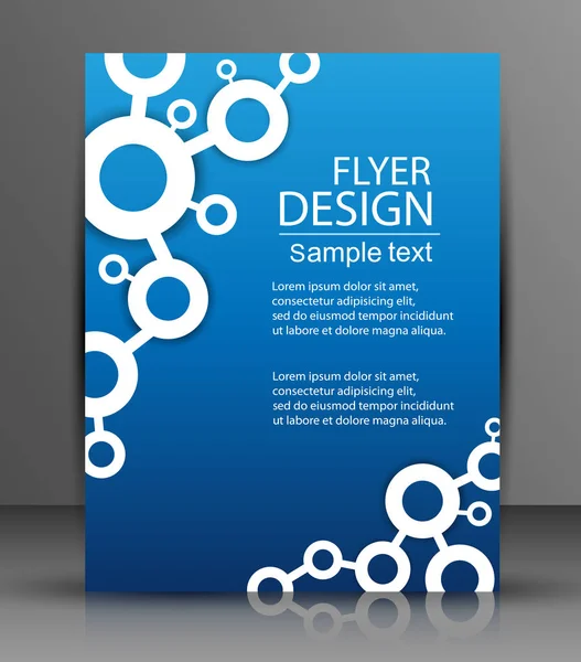 Vector Flyer Design - Business — Stock Vector