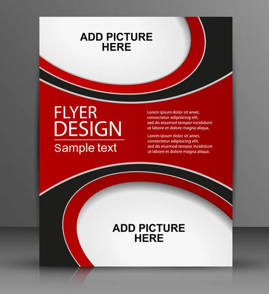 Vector Flyer Design - Business — Stock Vector