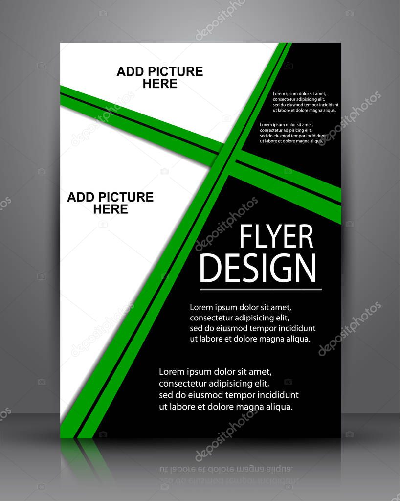 Flyer or Cover Design - Business Vector