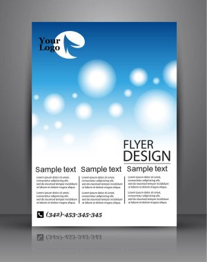 vektör el ilanı tasarımı - iş