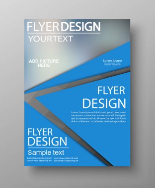 Mavi iş ilanı tasarım. Sanat tasarım şablonu, liste, ön sayfa, mockup broşür Tema stili, afiş, fikir, kapak, kitapçık, yazdırma, kitap, boş, için kullanılabilir kart, işaret, poster. Vektör eps10