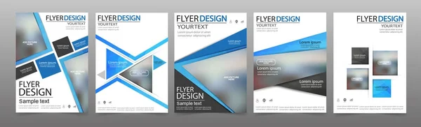 Flyer-Design. kann für Magazin-Cover, Business-Attrappen, Bildung, Präsentation, Bericht verwendet werden. Vektor Folge 10. — Stockvektor