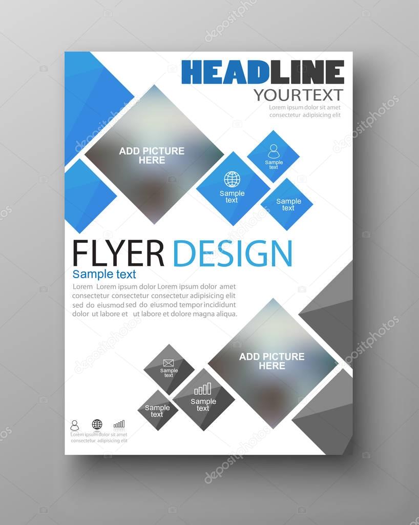 Business Flyer Design. For art template design, list, front page, mockup brochure theme style, banner, idea, cover, booklet, print, book, blank, card, sign, sheet. Vector eps10
