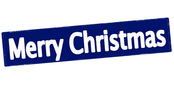 Merry christmas stempel — Stockvector