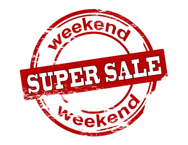 Super verkoop weekend — Stockvector