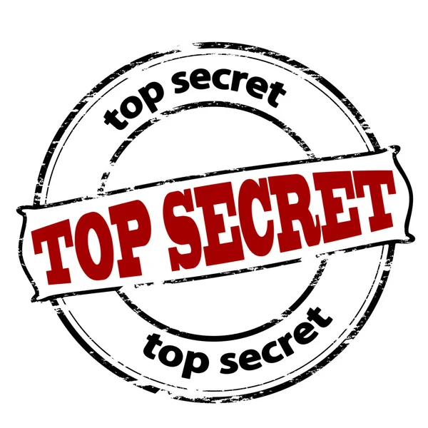 Timbre top secret — Image vectorielle