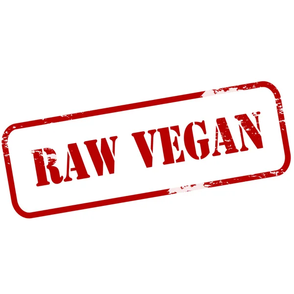 Syrové veganské razítko — Stockový vektor