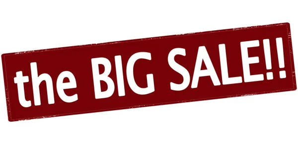 The big sale — Stock Vector