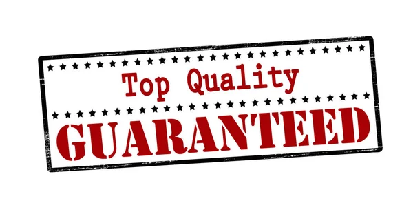 Top quality guaranteed — Stock Vector