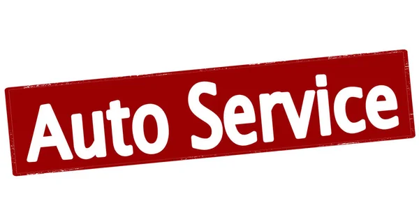 Auto-Service-Stempel — Stockvektor