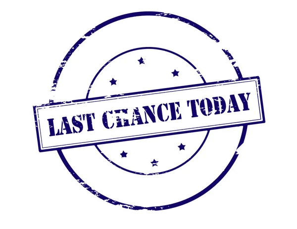 Last chance today — Stock Vector