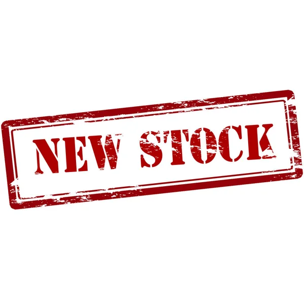 Neuer Aktienstempel — Stockvektor