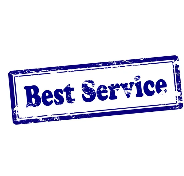 Beste service stempel — Stockvector