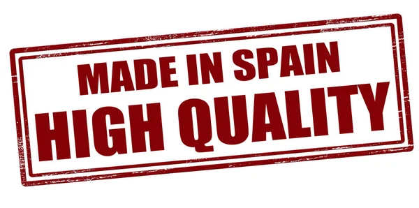 Gjort i Spanien hög kvalitet — Stock vektor