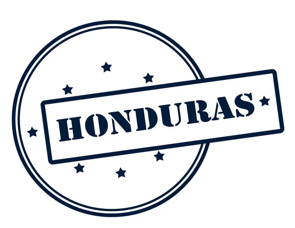 Honduras ștampilă rotundă — Vector de stoc