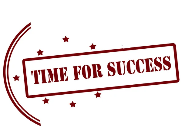 Time for success — Stock Vector
