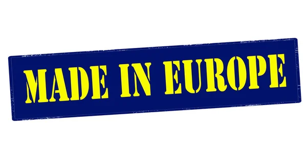 Fabriqué en Europe — Image vectorielle