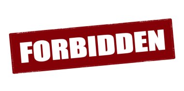 Yasak kırmızı pul