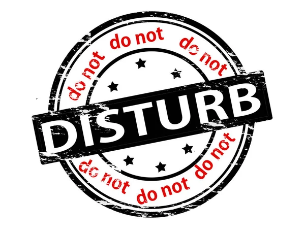 Do not disturb — Stock Vector