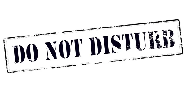 Do not disturb — Stock Vector