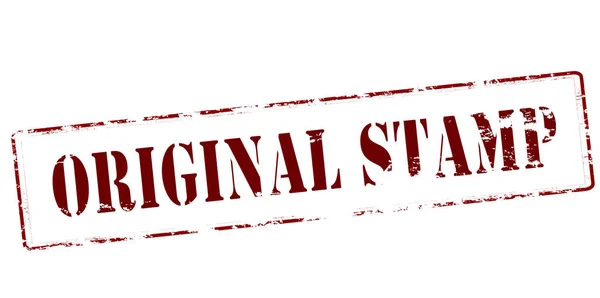 Originalmarke rot — Stockvektor