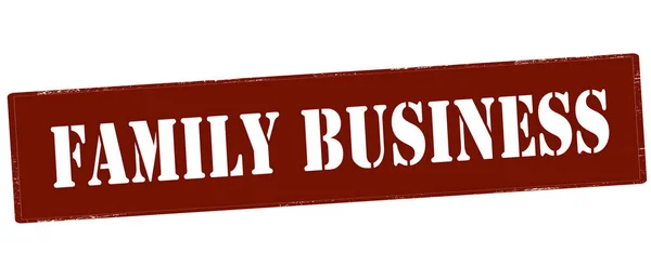 Cap bisnis keluarga - Stok Vektor