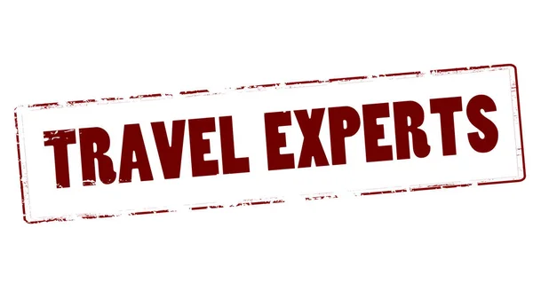 Travel experts stamp — Stock Vector