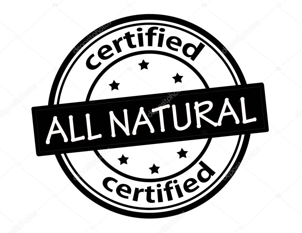 All natural certified